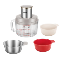 苏泊尔SUPOR多功能不锈钢绞肉机JRD08大容量三档按压旋转式家用美食神器