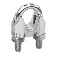 华夏京铁城 不锈钢钢丝绳卡子 卡扣 M8 个