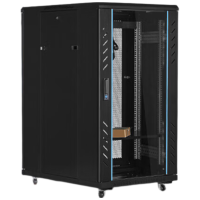 锦北网络机柜机房服务器机柜监控机柜玻璃门机柜22UTD款600*1000*1200