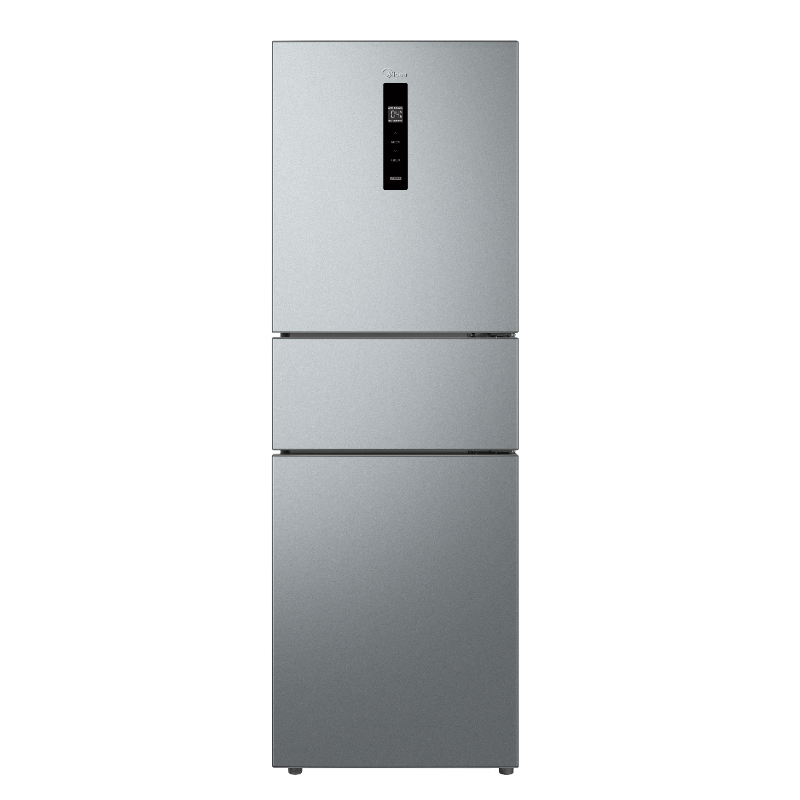 美的249三门冰箱风冷无霜大容量变频一级能效家用小型宿舍租房