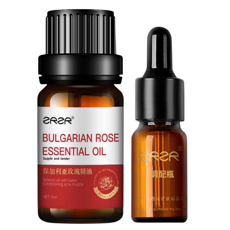 ZRZR保加利亚玫瑰单方精油5ml面部按摩精油脸部亮肤补水保湿提拉紧致