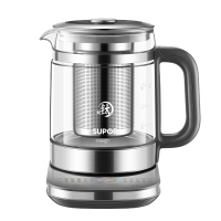 苏泊尔SUPOR养生壶1.5L底盘加热高硼硅玻璃纯钛金属保温SW-15Y26