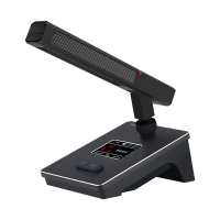 主话筒单元 HARRE RE-8701C话筒采用铝合金外壳设计,高强度钢化玻璃界面,经久耐用