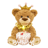 会唱生日歌的小熊录音玩偶公仔娃娃毛绒女孩玩具泰迪熊送宝宝1663