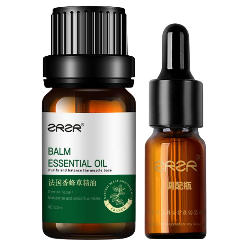 ZRZR法国香蜂草精油10ml面部单方精油脸部护肤以油养肤修护收敛抚皱