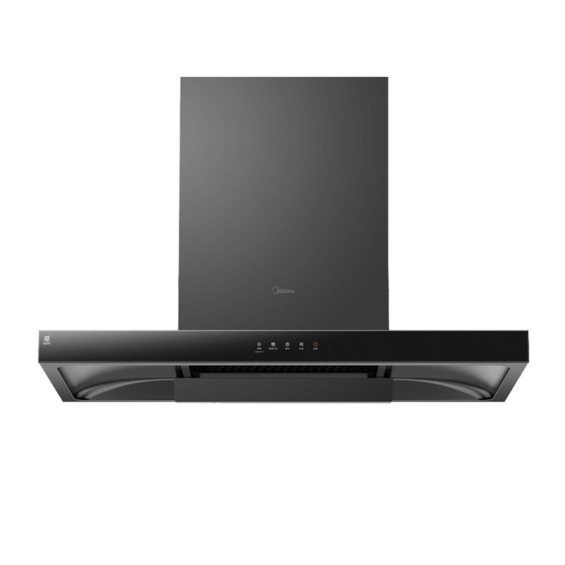 美的(Midea)抽油烟机家用自动清洗欧式21m³风量wifi智控吸油烟机顶吸抽烟机脱排油烟机CXW-268-T201