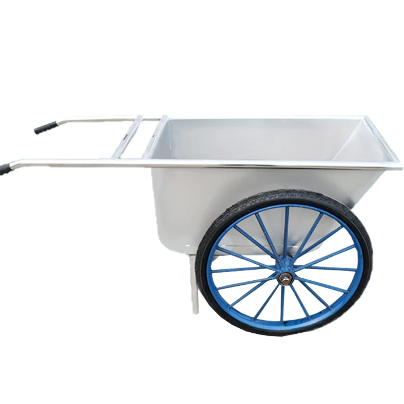 立伟铁牛不锈钢直柄小推车大号/个