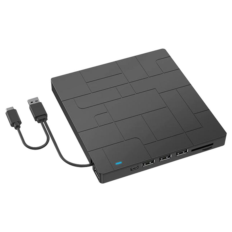 紫光(UNIS)JVD1841 USB多功能外置光驱 DVD外置刻录机 支持笔记本/台式机/一体机/苹果电脑/国产系统