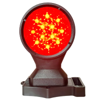 荣乾聚 磁吸红闪警示灯 LED防护灯 RW4830 台 短款