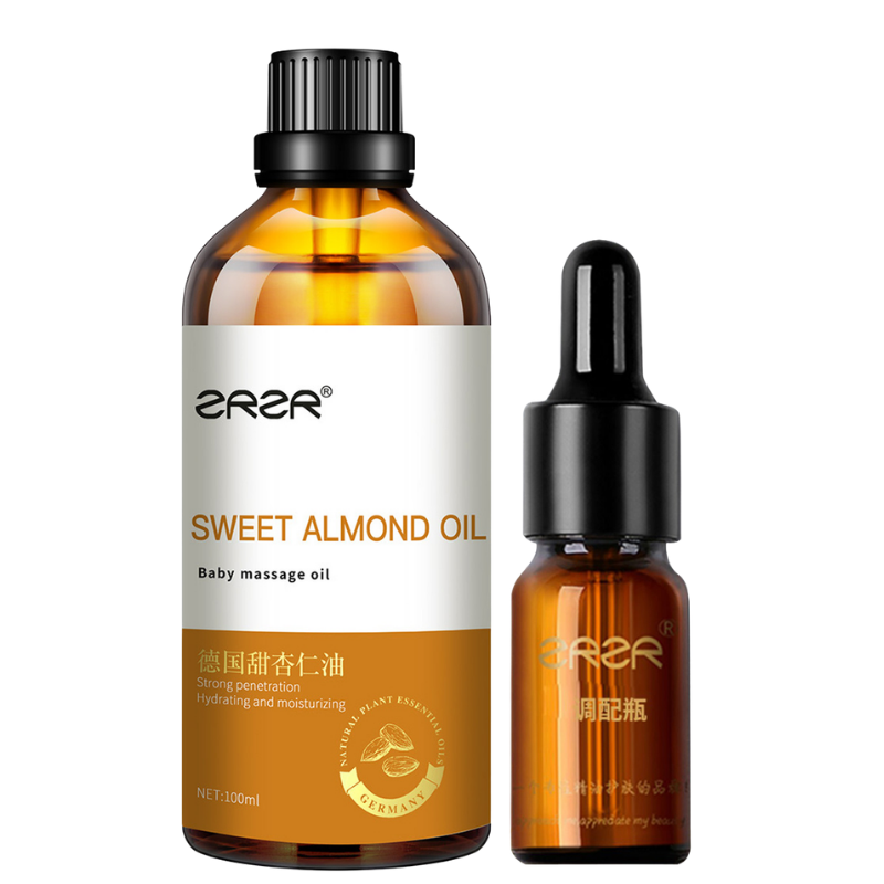 ZRZR德国甜杏仁精油50ml面部按摩温和基础油身体全身滋润舒缓保湿