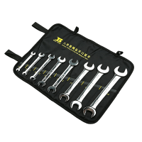 波斯(BOSI) 荧光系列精品套装开口扳手 8件套 套