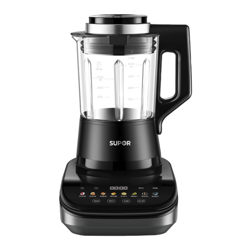 苏泊尔触控破壁料理机SPX508S 6刀6人用8档榨汁自定义菜单精钢刀片