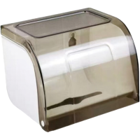 老房太太 有芯卷纸抽纸盒 13.2*17.4*14cm 塑料 卷纸盒 收纳盒 F67/个