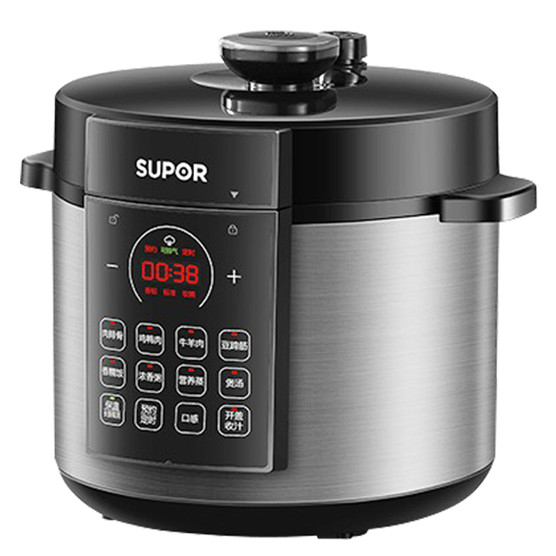 苏泊尔(SUPOR)全自动智能电压力锅 一锅双胆 开盖收汁 快煮慢享 定时预约 SY-60YC8086 6L高压锅