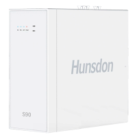 汉斯顿净水器家用直饮0阻垢剂ro反渗透纯水机厨房净水机S1(S90)