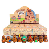 开学礼物新款卡皮巴拉水豚公仔挂件盲盒2026网红洞洞乐玩具