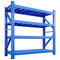 戴劲货架仓储重型仓库货架多层置物架150*60*200cm800kg/4层
