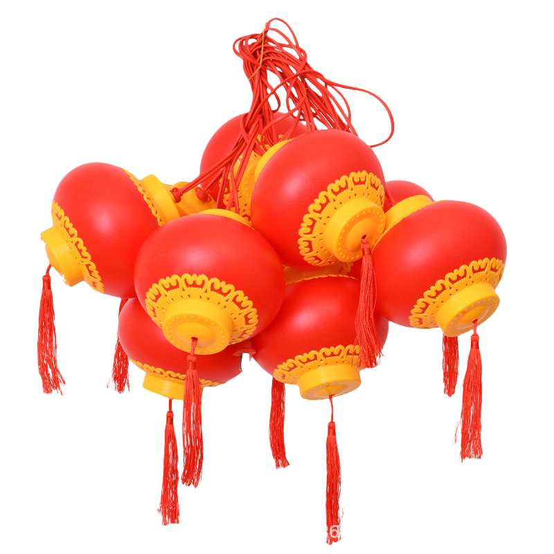 亮思能 小红灯笼串灯 15公分10连串 LSN-3LY 串