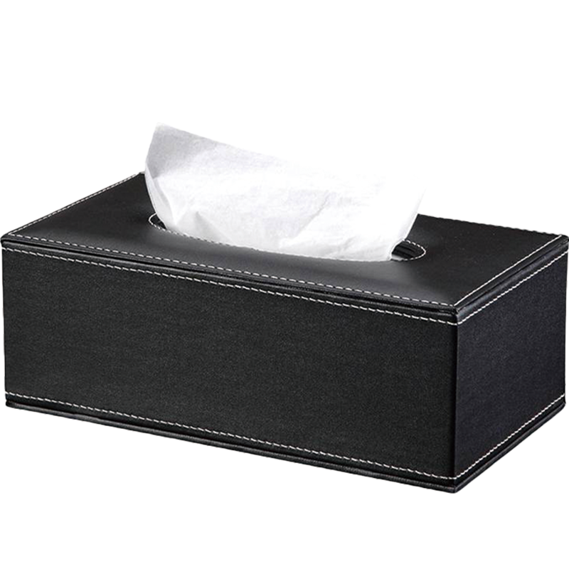 老房太太 抽纸盒纸巾盒 25*14*9.5cm 皮质皮革 收纳盒 餐巾纸盒 F59/个