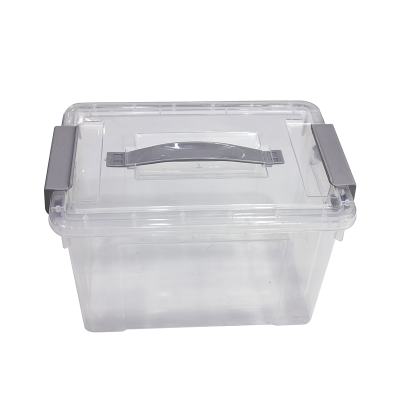铂锜澳透明手提收纳箱23*16*13.5cm