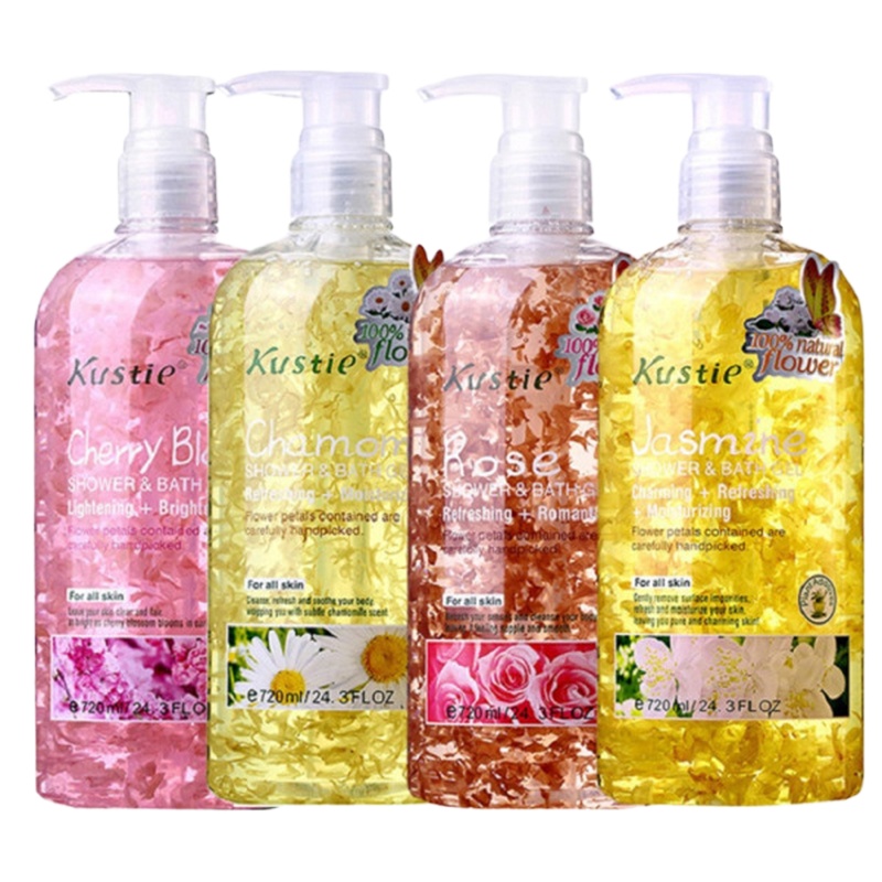 蔻斯汀 (KUSTIE) 玫瑰花瓣 沐浴露 720ml(单位:瓶)