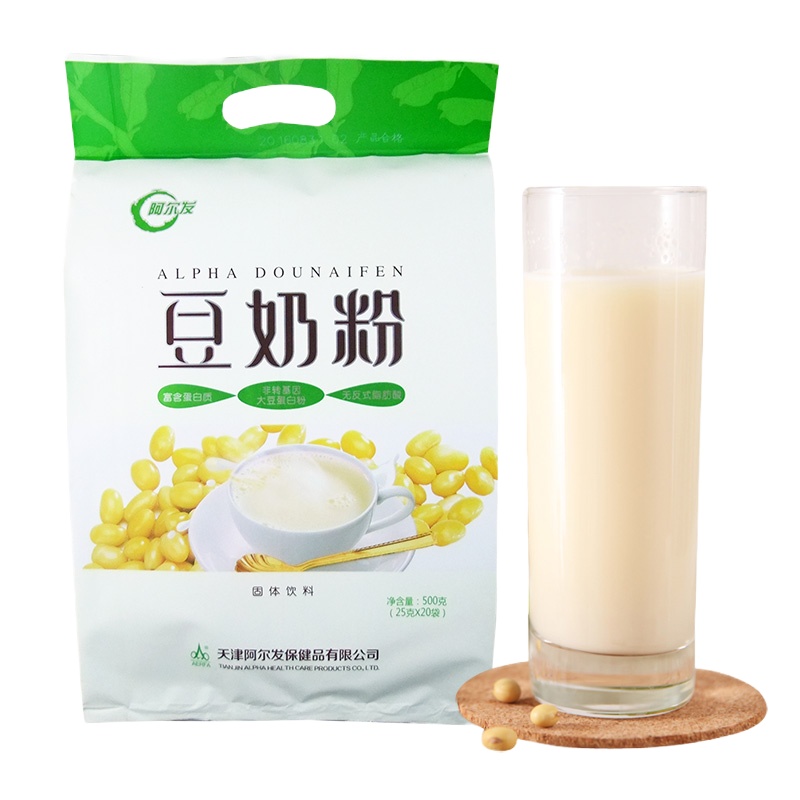 阿尔发豆奶粉（无糖） 500G