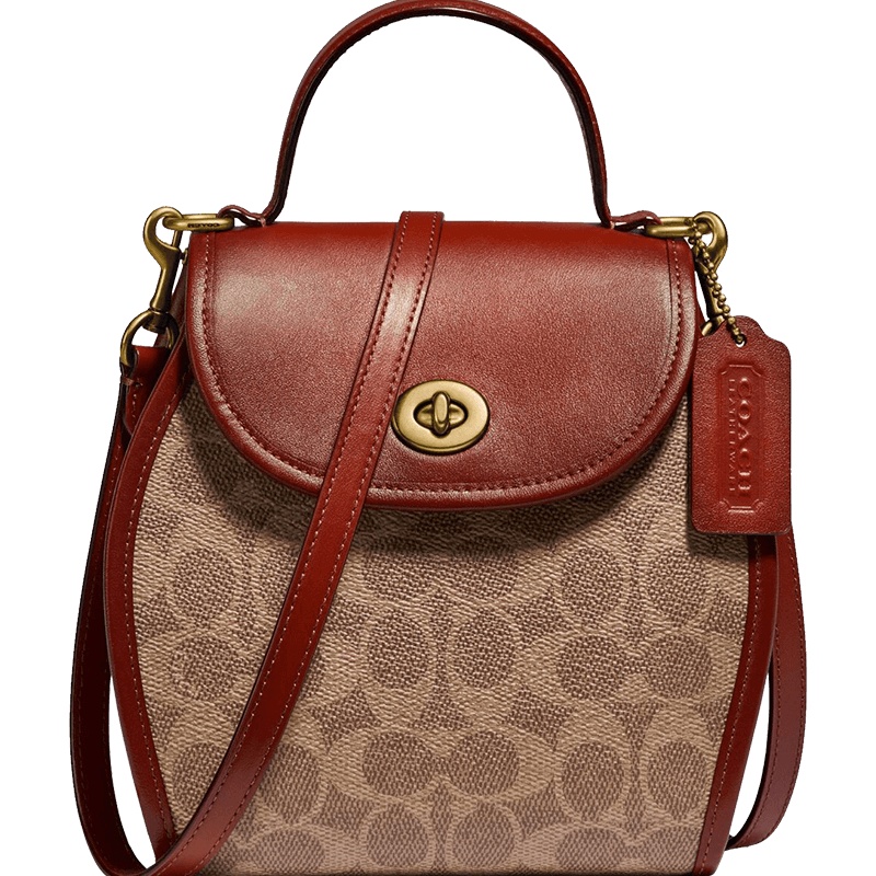 【预定】COACH/蔻驰 旋转扣斜挎包 142 18*17*7CM