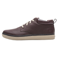 SKECHERS斯凯奇RELAXED FIT男士中帮绑带休闲鞋64825-CHOC