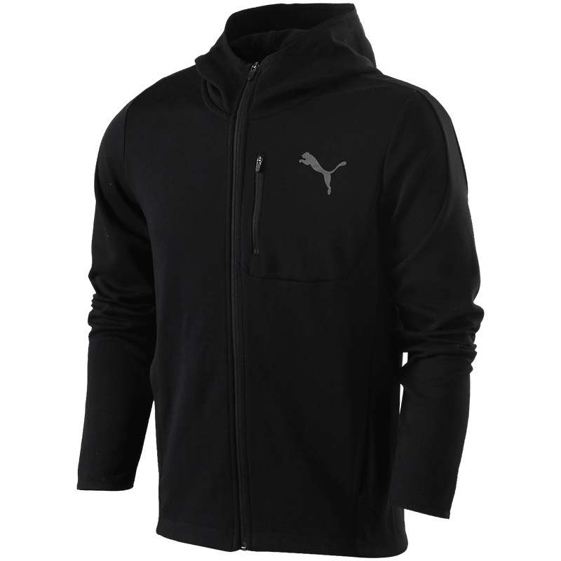 【自营】彪马PUMA男装运动休闲外套春运动服LOGO款85191201 L 85191201黑色