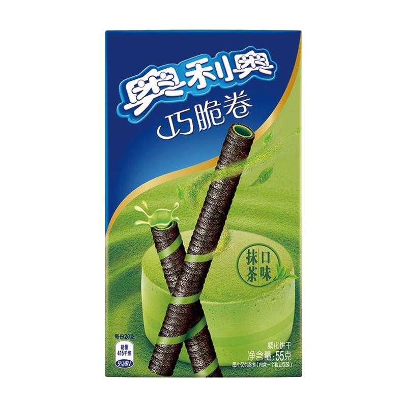 奥利奥(OREO)饼干零食巧脆卷抹茶味55g*24*50第一