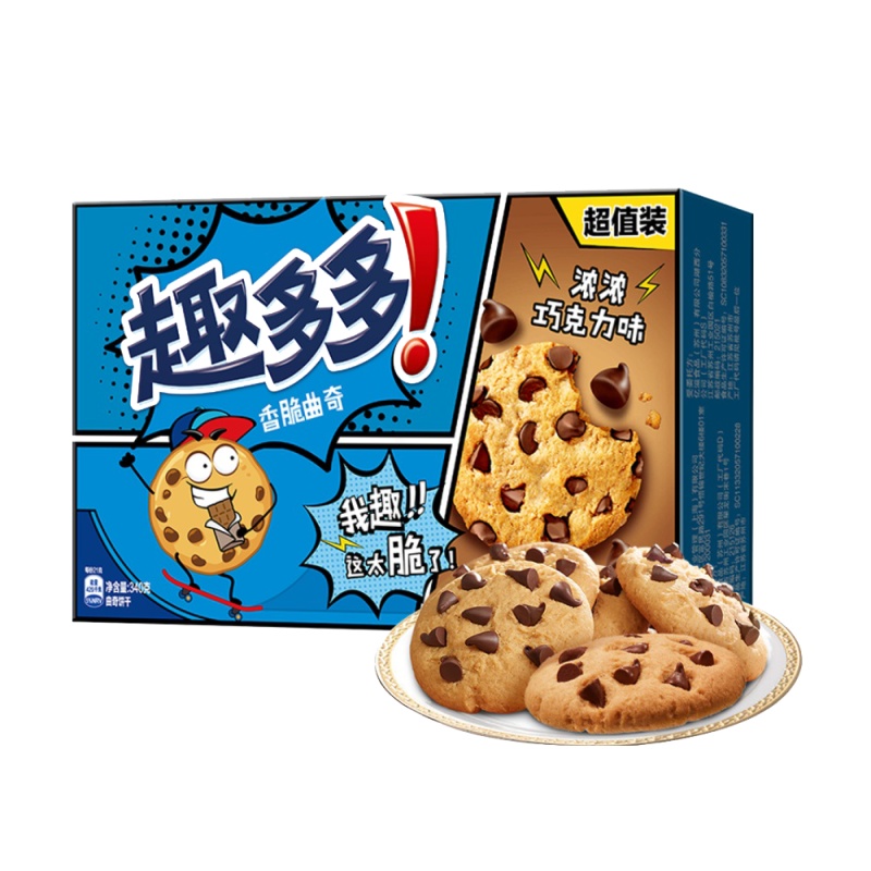 趣多多香脆曲奇浓浓巧克力味340g