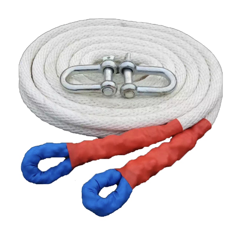 德钺 便携式汽车拖车绳 汽车牵引绳 15吨/10米