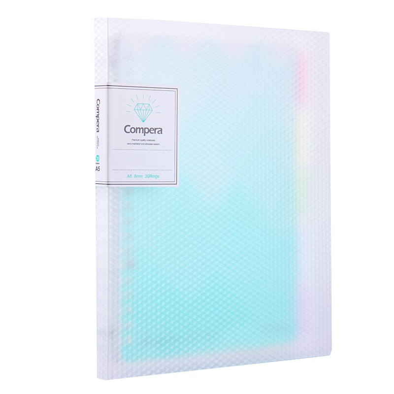 C7105 A5 50 页 Compera钻 石 系 列 20 孔PP 活 页 本