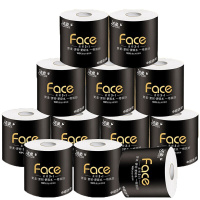 洁柔face四层有芯卷纸1680克12卷 12卷/提 6提/件