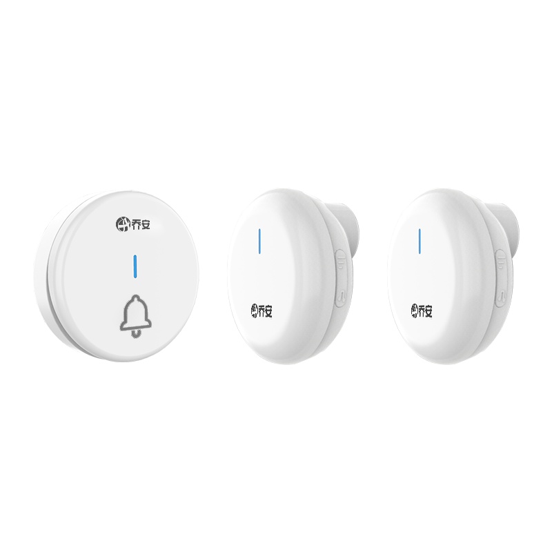 乔安无线智能电门铃家用门铃一拖二远距离电子遥控门铃呼叫器