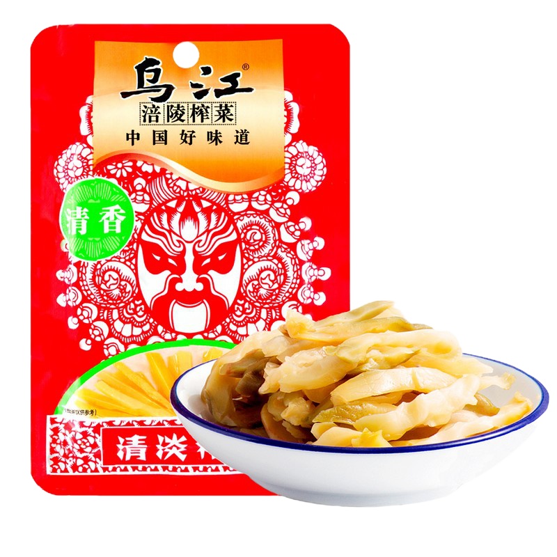 晋唐乌江榨菜 清淡榨菜 80g*100袋(整箱装)