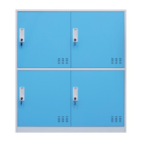 永格小四门多色存包柜鞋柜小矮柜碗柜拆装更衣柜