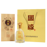 今世缘国缘42度国缘对开 双开白酒500ml*6瓶/箱