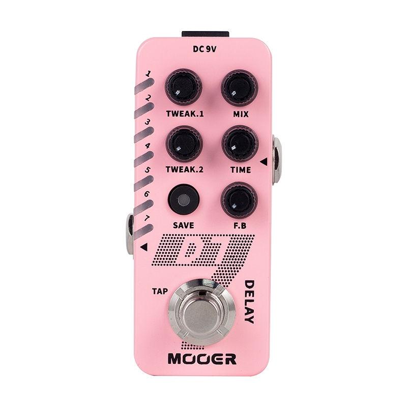 MOOER D7 魔耳电吉他数字延迟单块效果器 木吉他箱琴延迟 DELAY