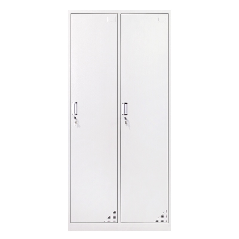 全简家具二门更衣柜铁皮柜储物柜员工柜寄存包柜鞋柜