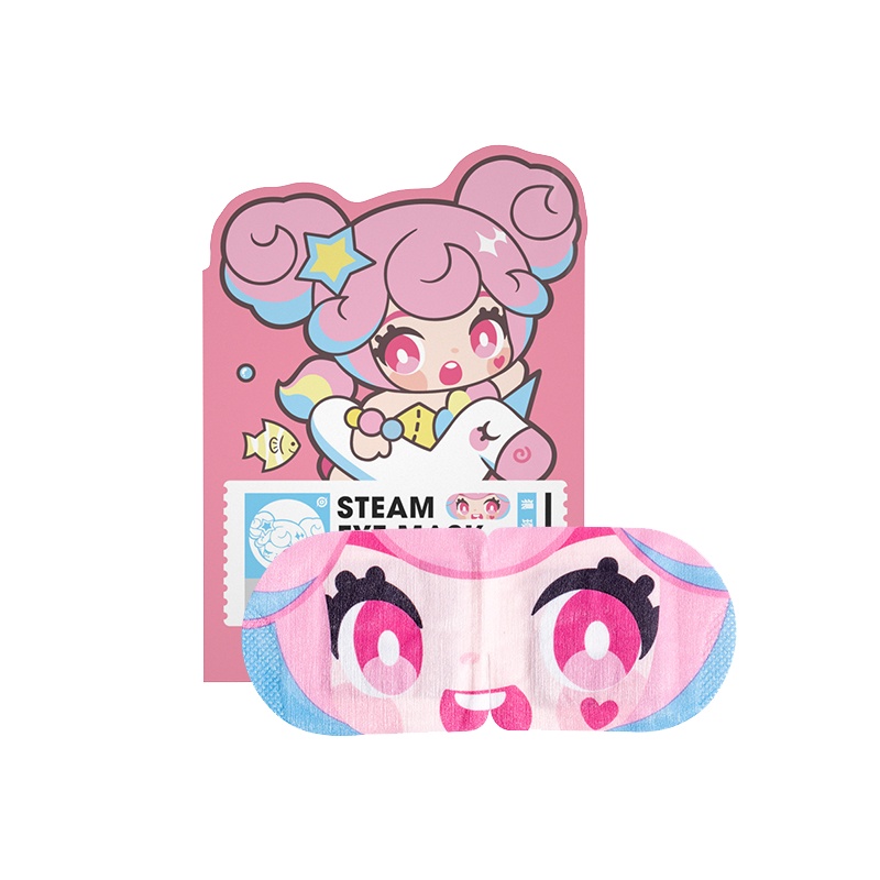 名创优品(miniso) 王者荣耀蒸汽眼罩热敷睡眠卡通睡觉遮光发热眼贴[小乔(无香)5片]