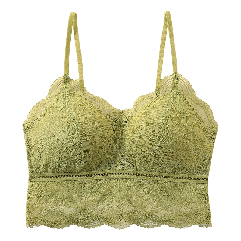 俞兆林春季新品无钢圈内衣女薄款性感蕾丝美背抹胸法式文胸女聚拢