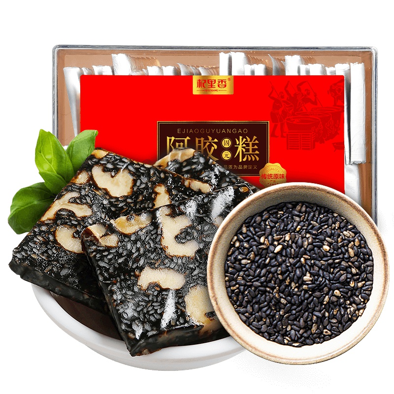 杞里香(QiLiXiang) 原味阿胶糕500g ejiao 阿胶膏即食 传统滋补营养品