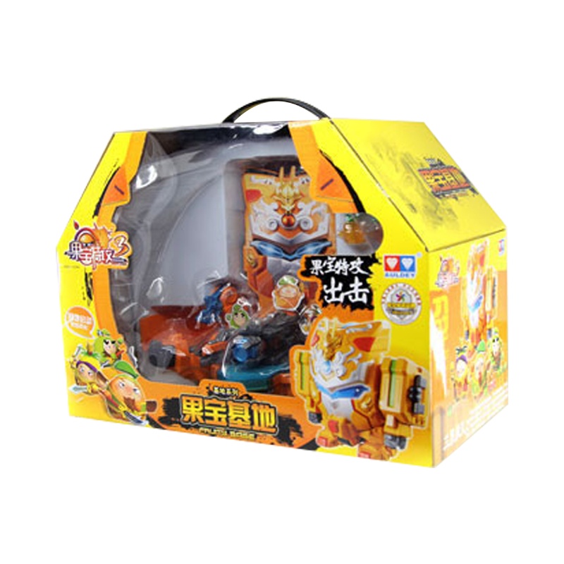 果宝特攻2/3玩具爆裂变形解锁系列香橙小果草莓蜜桃葡萄战宝菠萝果宝基地集结 523801 果宝基地