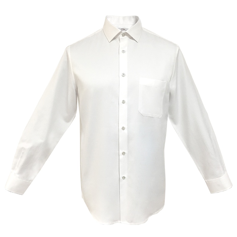 帝楷(deelkall)男商务时尚丝棉长袖衬衫衬衣在线定制05M1909S06 精美绣字 蓝色 紫色 粉色 白色