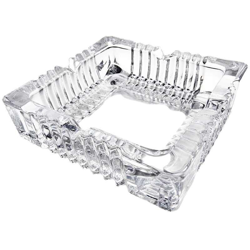 得力(deli) 9579 玻璃透明 烟灰缸150*150mm