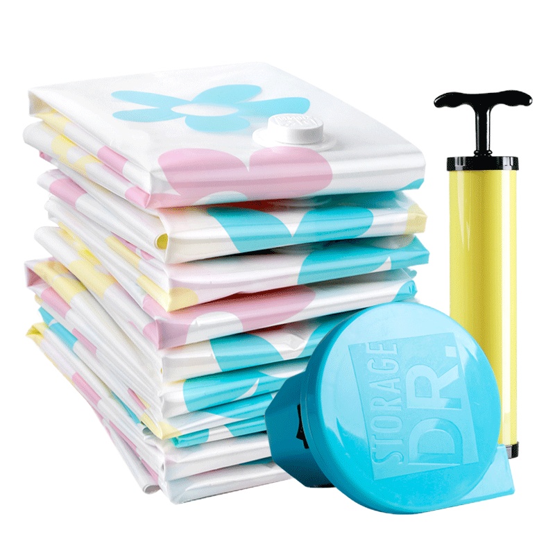 收纳博士5个超大号装16斤被子的真空压缩袋整理收藏袋收容袋收纳袋送电泵特大号装厚棉被压缩袋真空袋