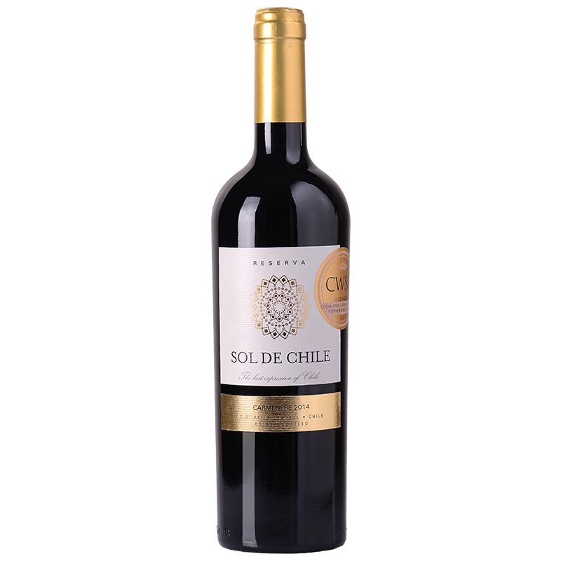 爱克维iCuvee精品酒 智利进口红酒 阳光勋章珍藏佳美娜干红葡萄酒750ml