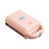 小熊(Bear)三明治机 DBC-P05B1 粉色 三明治早餐机多功能家用烤面包吐司压烤机华夫饼电饼铛机苏宁自营