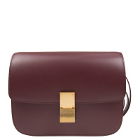 [直营]赛琳(CELINE) Classic 中号小牛皮手袋 经典BOX女包 单肩包斜挎包 女包189173-DLS